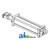Cross Dbl Acting Cylinder A-308DB