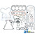 Gasket Set, Overhaul without Seals A-RE16934
