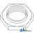Nut, Lock, Steering Gear Worm Bearing A-C5NN3707A