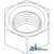 Nut, Tie Rod Jam; RH Thread A-86507392