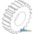 Pinion Gear, Used w/ A-R61711 Shaft A-R57615