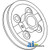 Pulley, Crankshaft A-70236741