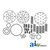 Repair Kit, Hydraulic Pump A-CCPN600A