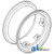 Rim, Rear Wheel 9" x 28" A-RW09286