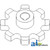 Sprocket, Clean/ Return Grain Elevator A-9863040