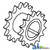 Sprocket, Upper Unit Drive A-70595642