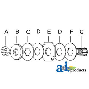 A-80A75-Clutch Assy, Slip w/ 2 Springs A-80A75