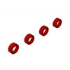 8S BLX Aluminum Suspension Arm End Cap (Red) (4)