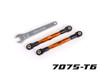TOE LINK 55MM ALUMINUM ORNG