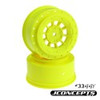 12mm Hex Hazard Short Course Wheels w/3mm Offset (Yellow) (2) (SC5M)