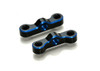 B74/B6.2 HD Aluminum Rear Hub Link Mounts (Black/Blue) (2)