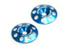 Flite Wing Buttons V2, 6061 Aluminum, Blue Anodized