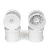 12mm Hex "Speedline" 2.2" 1/10 Stadium Truck Wheel (4) (T4.2) (White)