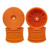 Speedline 2.2 1/10 Buggy Rear Wheels (4) (B6/B74/22/22-4) (Orange) w/12mm Hex