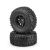 JConcepts Slash Pre-Mounted Landmines SC Tires w/Hazard Wheels (2) (Yellow) w/12mm Hex