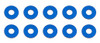 Team Associated 5.5x2.0mm Aluminum Ball Stud Washer (Blue) (10)