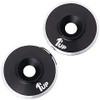 1UP Racing 3mm LowPro Wing Washers (Black Shine) (2)