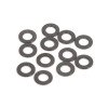 BLACK ALLOY WASHERS 0.50MM (PK12)