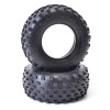 Schumacher "Stagger Rib" Short Course Truck Tires (2) (Silver)