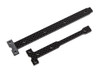Team Associated RC10B74.2 Factory Team 2.5mm Carbon Fiber Chassis Brace Set (Stiff)