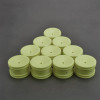 Schumacher 12mm 1/10 Buggy Rear Hex Wheels (Yellow) (10)