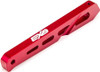 Rear Center Aluminum Chassis Brace, 87mm Red: EXB
