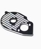 Motor Plate, Machined Aluminum, Black: 22S Sprint