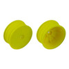 4WD Front Wheels, 2.2", 12mm hex, +1.5mm, yellow