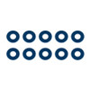 Aluminum Washers, 7.8x3.5x0.5mm, Blue