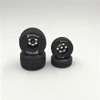 FR/RR Tires & Wheels, Black, 1/18 Sprint (4)