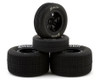 FR/RR Tires & Wheels, Black, 1/18 Sprint (4)