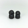 FR/RR Tires & Wheels, Black, 1/18 EDM (4)