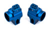 Team Associated B6/B6D Factory Team Aluminum Rear Hub Set (Blue),