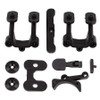 RC10B74.2 Rear Body, Wing, Fan Mounts and Bumper
