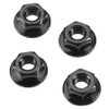 Serrated Flange Wheel Nut 4mm (4)