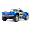 MOJAVE GROM MEGA 380 Brushed 4X4 Small Scale Desert Truck RTR with Battery & Charger, Blue/White