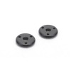 Schumacher 3-Hole Rounded Piston (Black) (2)