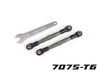 TOE LINK 55MM ALUMINUM GRAY