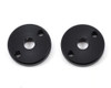 Yokomo "X" Shock Piston (Black) (2) (2 Hole/1.6mm),