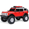 1/24 SCX24 Ford Bronco Heritage Edition 4X4 RTR Brushed Rock Crawler (Battery & Charger Included), Red