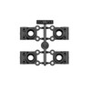 Team Associated RC10B84/RC10B7 Rear Hub Carriers Set (-4mm Offset) (For 66mm CVA Axles)