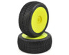 JConcepts Reflex Pre-Mounted 1/8th Buggy Tires (2) (Yellow) (Green)