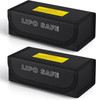 Lipo Battery Bag, Fireproof Lipo Guard Safe Box, 185x75x60mm Explosionproof Small Charging Case for rc Storage, Lithium ion and Travel Protection