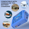B6AC 80W Lipo Battery Balance Charger 6A Discharger, RC Hobby LiPo/Li-ion/Life NiMH/NiCd Digital Battery Balance Charger with AC Power Supply