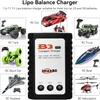 B3 Lipo Battery Charger - 2S 3S RC Balance Chargers AC 7.4-11.1V 10W with XH3P XH4P Plug for RC Car Batteries Drone Boat Airplane Truck Quadcopter Airsoft SCX24 SCX10