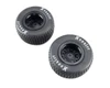 Losi 22S Dirt Late Model Hoosier 1/10 Pre-Mounted Tires (Black) (2) (Medium) (Front/Rear)