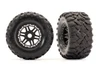 Maxx 2.8" Black Wheels & Maxx MT Tires (2)