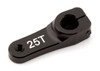 Factory Team Aluminum Servo Horn, 25 Spline, 18.5 mm Length ,