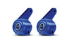 STEERING BLOCK ALUMINUM BLUE
