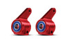 Aluminum Steering Blocks w/Ball Bearings (Red) (2)